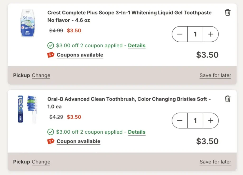 FREE Crest Toothpaste & Oral-B Toothbrush at Walgreens – Through March 29 2 Screenshot 2025 03 24 at 10.47.19 AM 1