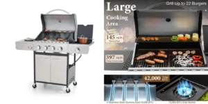 Summit Living 4 Burner Propane Gas Grill at Walmart – Now 299.99 Save 140