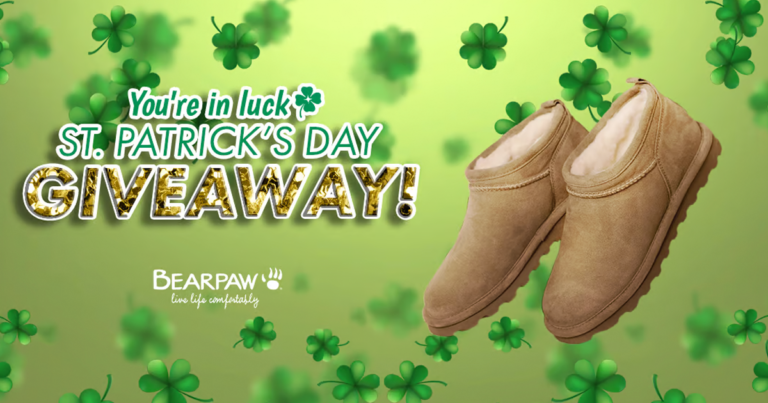 Bearpaw St. Patrick’s Day Giveaway – Win A Gift Card For You And A Friend! 2025