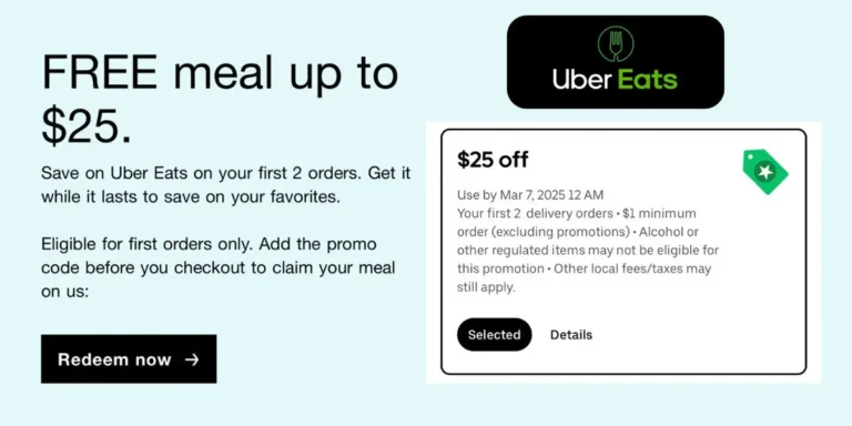 Free Food At Uber Eats With This Promotion Code! Run!!!