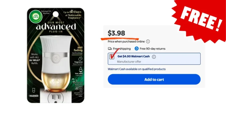 Free Air Wick Plug-In Scented Oil Advanced Gadget After Walmart Cash (Up To 3!) 2025