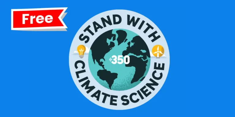 Free &Quot;Stand With Climate Science&Quot; Sticker + Free Shipping