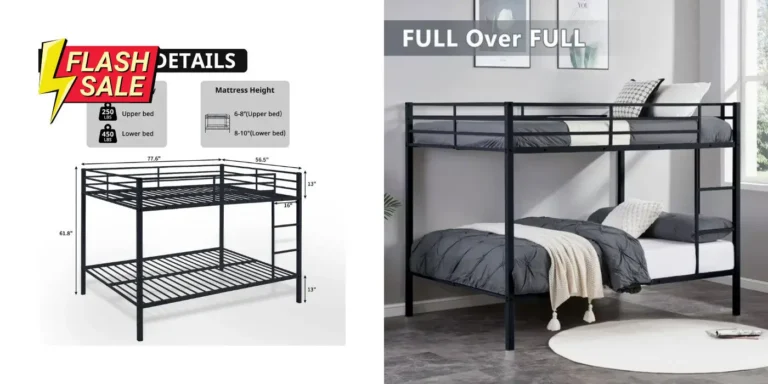 Seizeen Full Over Full Bunk Bed – Now $129.99 (Save $260) 2025