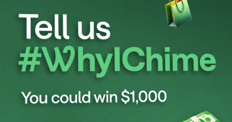 Chime #Whyichime Sweepstakes – 25 Winners Needed 2025