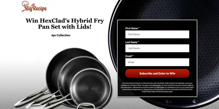 Hexclad Hybrid Fry Pan Set Sweepstakes – Win A $532 Fry Pan Set! 2025