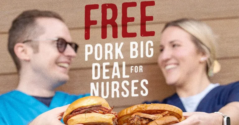 Free Pork Big Deal For Nurses At Sonny'S Bbq (May 5–7)