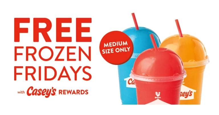 Free Frozen Drink Every Friday At Casey’s – May Through August!