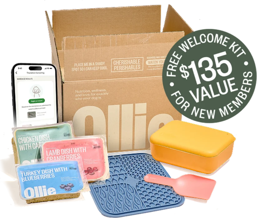 Free Lick Mat + 60% Off First Ollie Box ($195 Total Value) + Free Shipping Free Lick Mat + 60% Off First Ollie Box ($195 Total Value) + Free Shipping