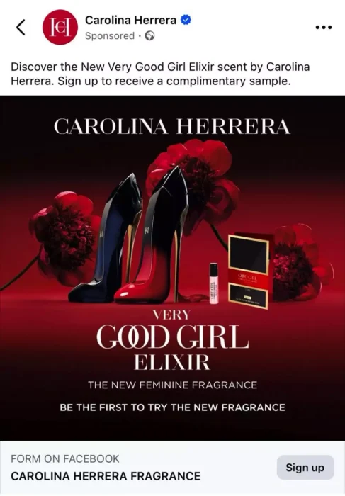 Possible Free Carolina Herrera Good Girl Perfume Sample Possible Free Carolina Herrera Good Girl Perfume Sample