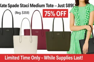 Kate Spade Staci Medium Tote – Just $89 (Reg. $359) + Free Shipping