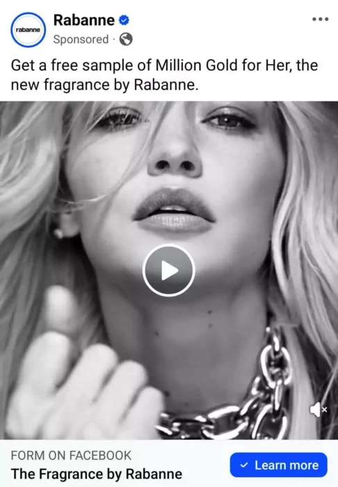Possible Free Rabanne Million Gold For Her Fragrance Sample Possible Free Rabanne Million Gold For Her Fragrance Sample