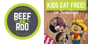 beef a roo kids eat free sunday