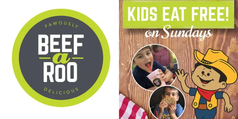 beef a roo kids eat free sunday