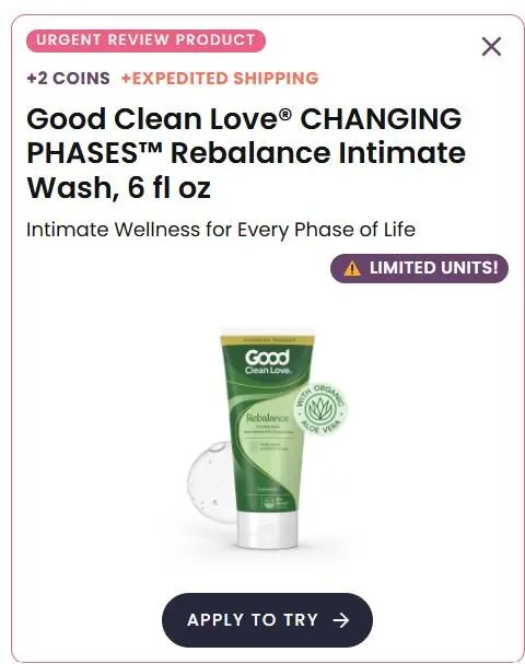 Free Full-Size Good Clean Love Wash – No Coins Needed! (Pinchme) Free Full-Size Good Clean Love Wash – No Coins Needed! (Pinchme)