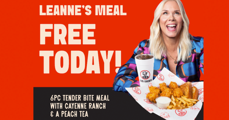 Free Leanne’s Meal At Slim Chickens – Today April 23Rd