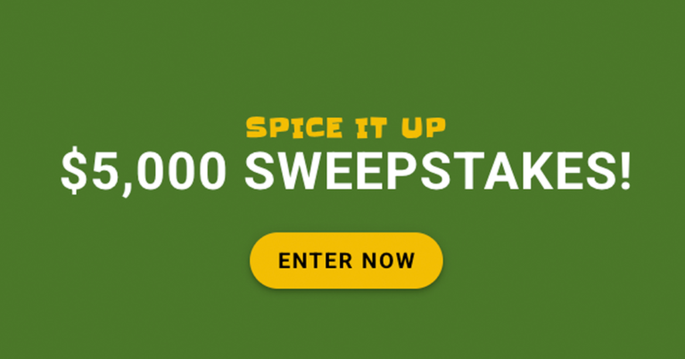 Valpak – $5,000 Spice It Up Sweepstakes! Win $5,000 Cash!