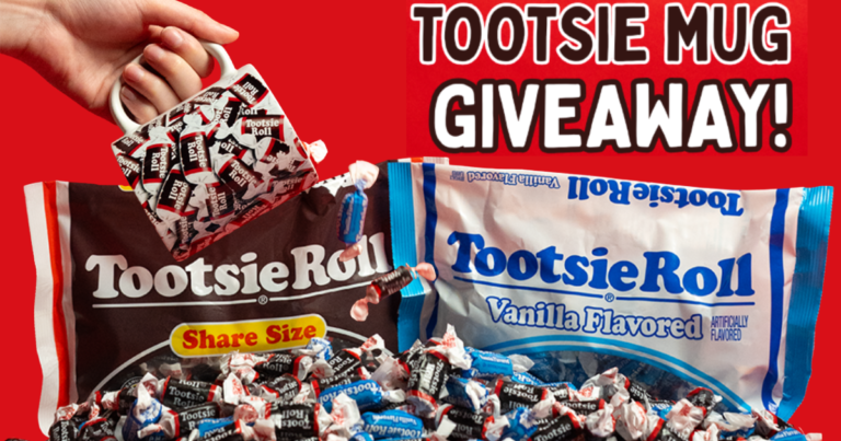 tootsie roll mug giveaway