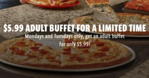 5 99 Buffet at Cicis Pizza