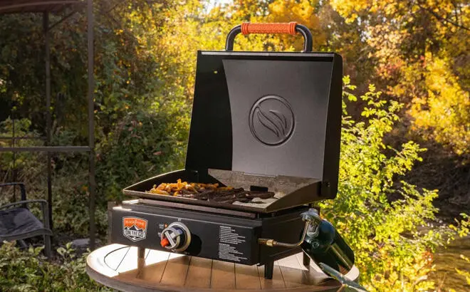 Blackstone On The Go Tabletop Griddle with Hood 1