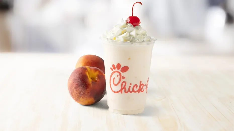 Hot New Fast Food Drops You Might of Missed this month 5 Chick fil A Peach Milkshake Chick fil A