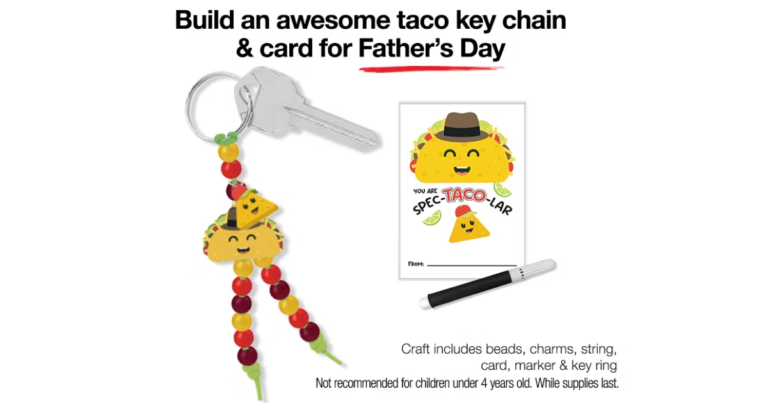 Father s Day Keychain Card Craft Event at JCPenney