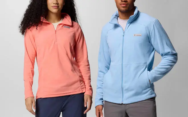 People Wearing Columbia Fleece Jackets
