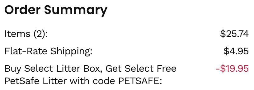 Free 8lbs PetSafe Cat Litter with Purchase of Litter Box at Chewy 2 Screenshot 2025 05 30 at 12 43 45 PM