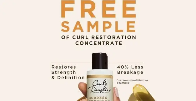 free carol daughter curl restoration sample