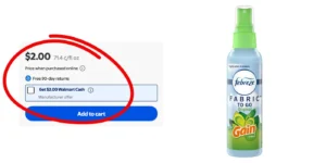 free frabic to go at walmart