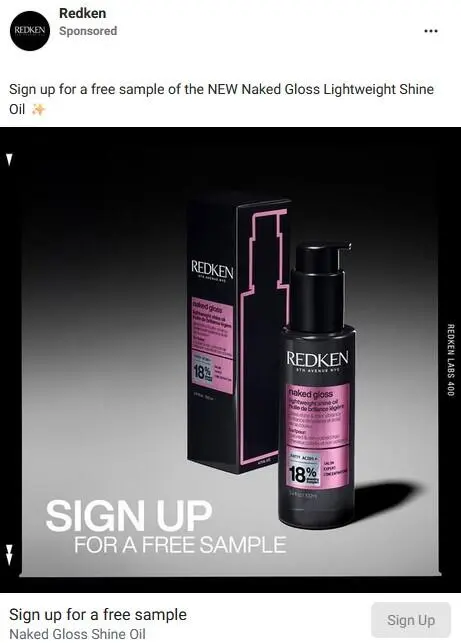 Possible Free Redken Naked Gloss Shine Oil Sample 2 free redken naked oil sample offer