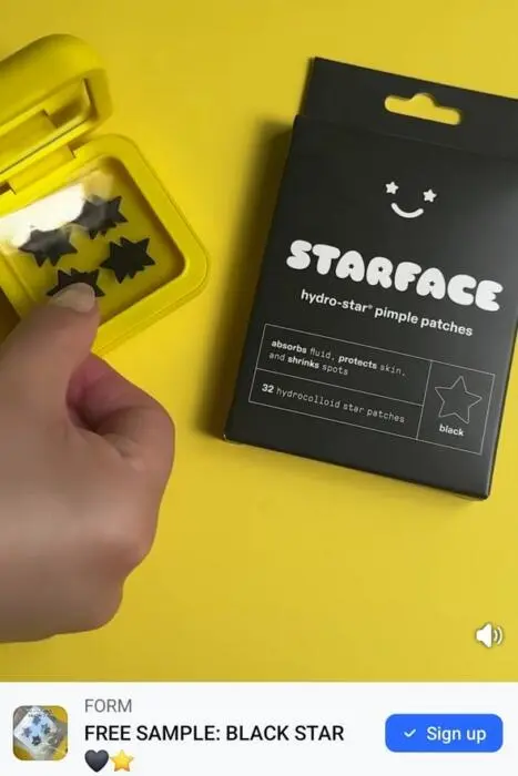 POSSIBLE FREE Starface Black Star Pimple Patch Samples 2 free starface pimple patch sample