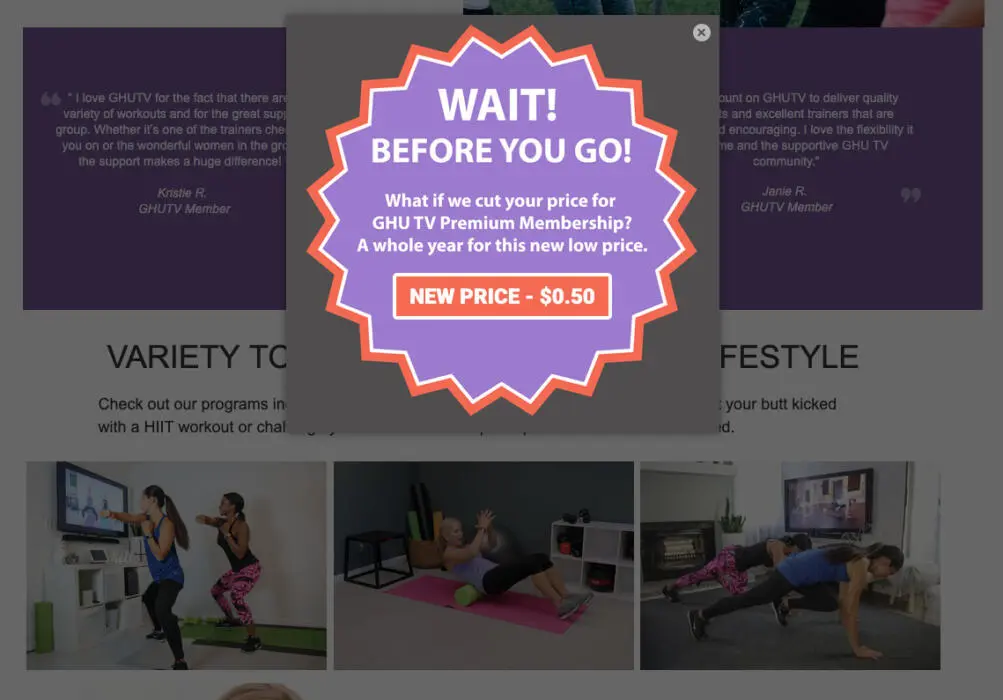 Get Healthy U TV Premium Membership for Just $0.50 (Reg. $112) 2 get healthy u tv 50 cents promo