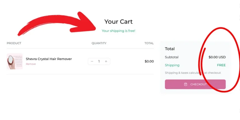 Run! Free Shevra Cerystal Hair Remover