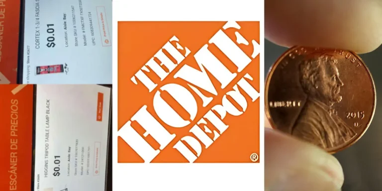 homedepot 1 cent offers