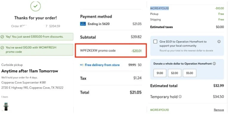 walmart codes
