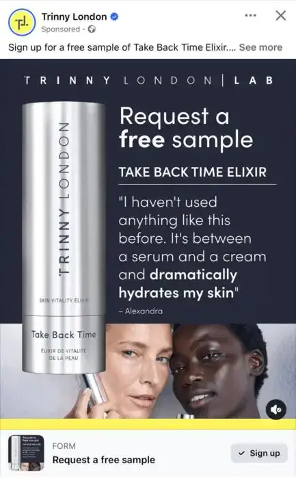 Possible FREE Trinny London Elixir Serum Sample