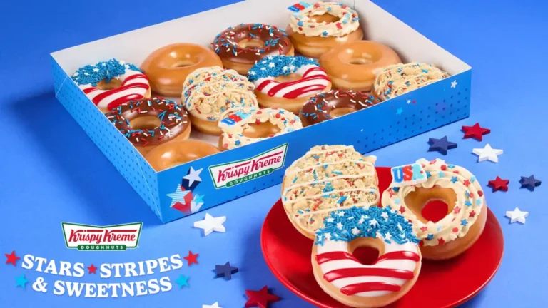 Score a FREE Krispy Kreme Doughnut on the 4th of July!
