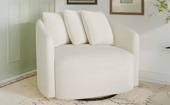 Beautiful Drew Chair by Drew Barrymore in Cream
