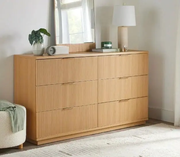 Better Homes Gardens Lillian Fluted 6 Drawer Dresser