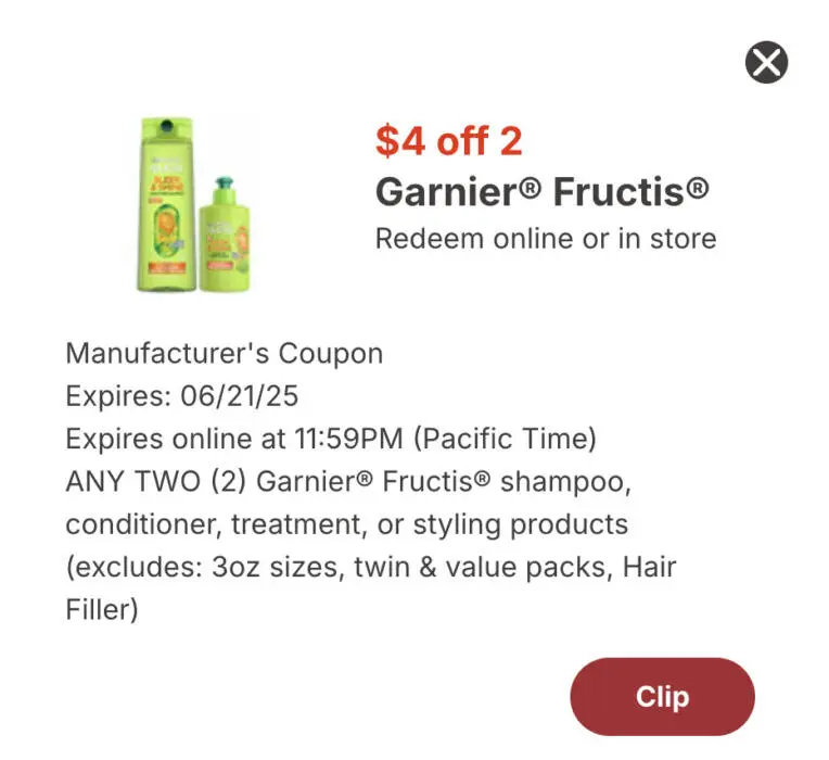 Score TWO FREE Garnier Fructis Hair Care at Walgreens This Week! 2 Screenshot 2025 06 08 at 1.02.50 PM
