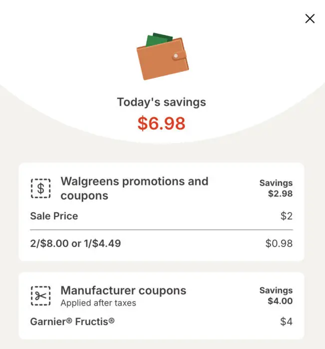 Score TWO FREE Garnier Fructis Hair Care at Walgreens This Week! 4 Screenshot 2025 06 08 at 1.04.05 PM
