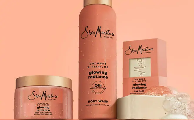 SheaMoisture Moisturizing Body Wash for Women Glowing Radiance Coconut Hibiscus