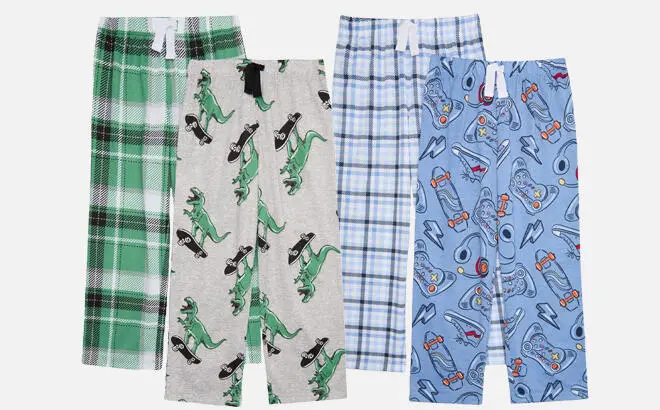 Wonder Nation Boys Pajama Pants 2 Packs
