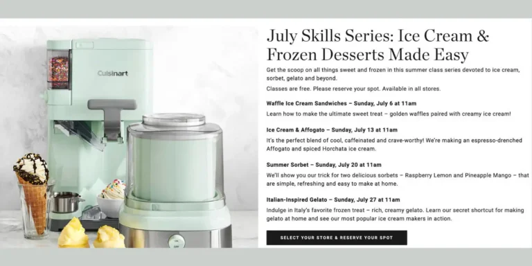 free july event williams sonoma