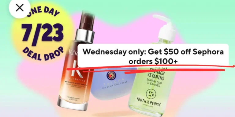 50off sephora doordash