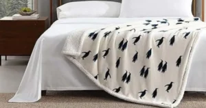 EDDIE BAUER PENGUIN THROW