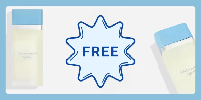 FREE Dolce Gabbana Light Blue Fragrance Sample