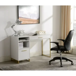 Mainstays Wood Metal Writing Desk with 1 Drawer 1