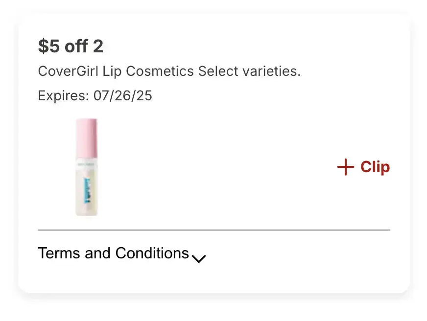 2 FREE CoverGirl Lip Colors at Walgreens (Ends 7/12/25)