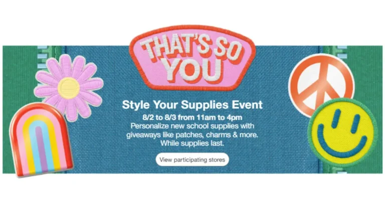 Style Your Supplies Event at Target